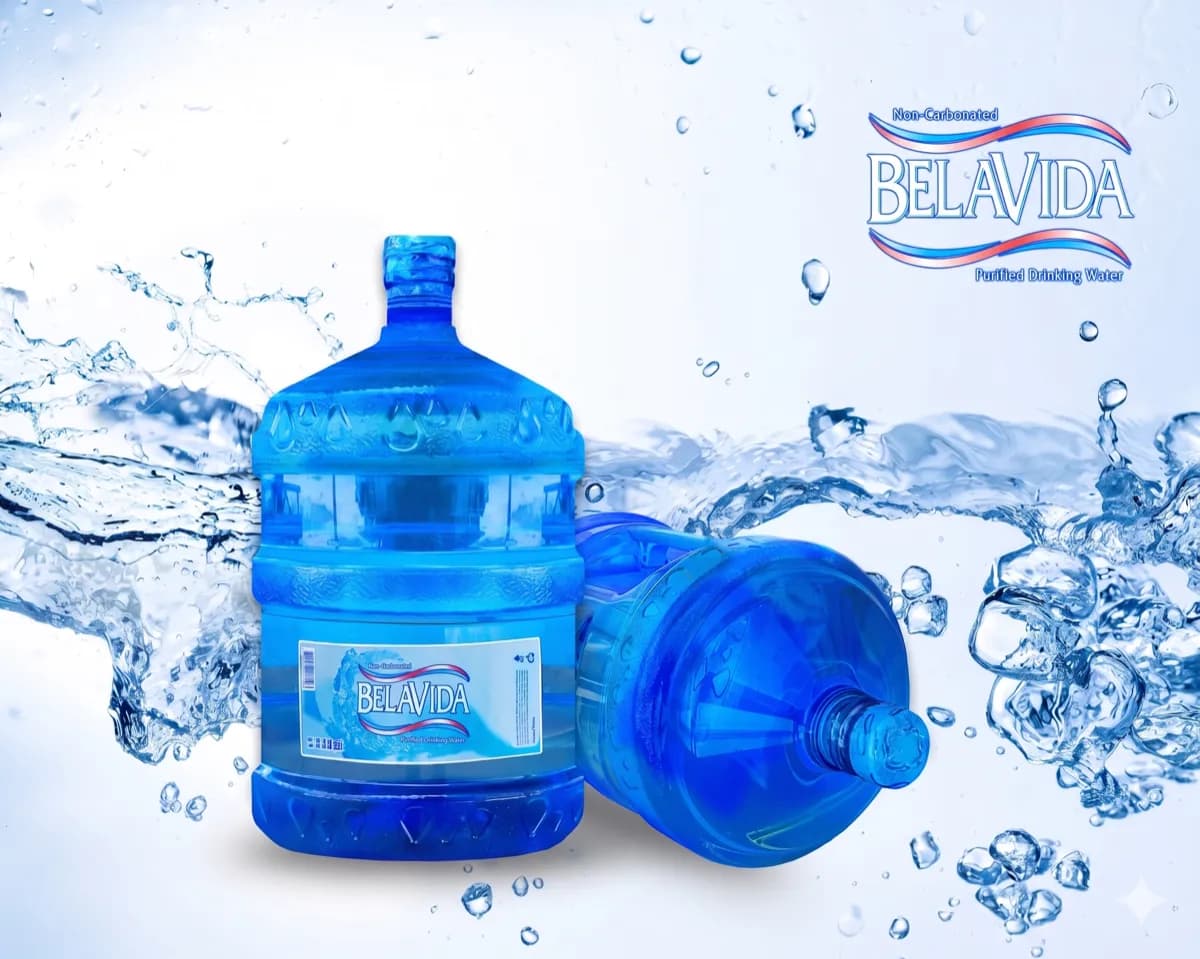 BELaVIDA 5-gallon purified water bottles
